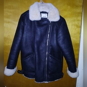 FAIS FUR LINING LITTLE BIG GIRL OUTERWEAR